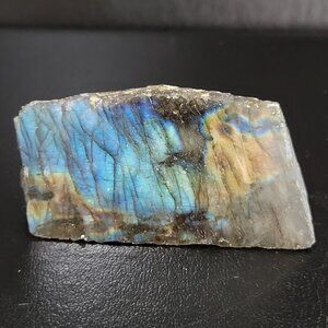 Labradorite Mineral Polished on one side